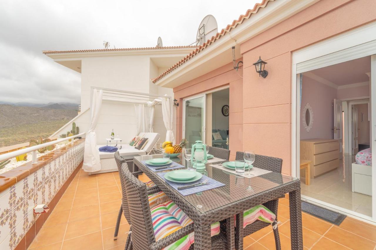Luxury Penthouse 105M2,Bali Bed,Heated Pool,Sunset Appartement Costa Adeje  Buitenkant foto