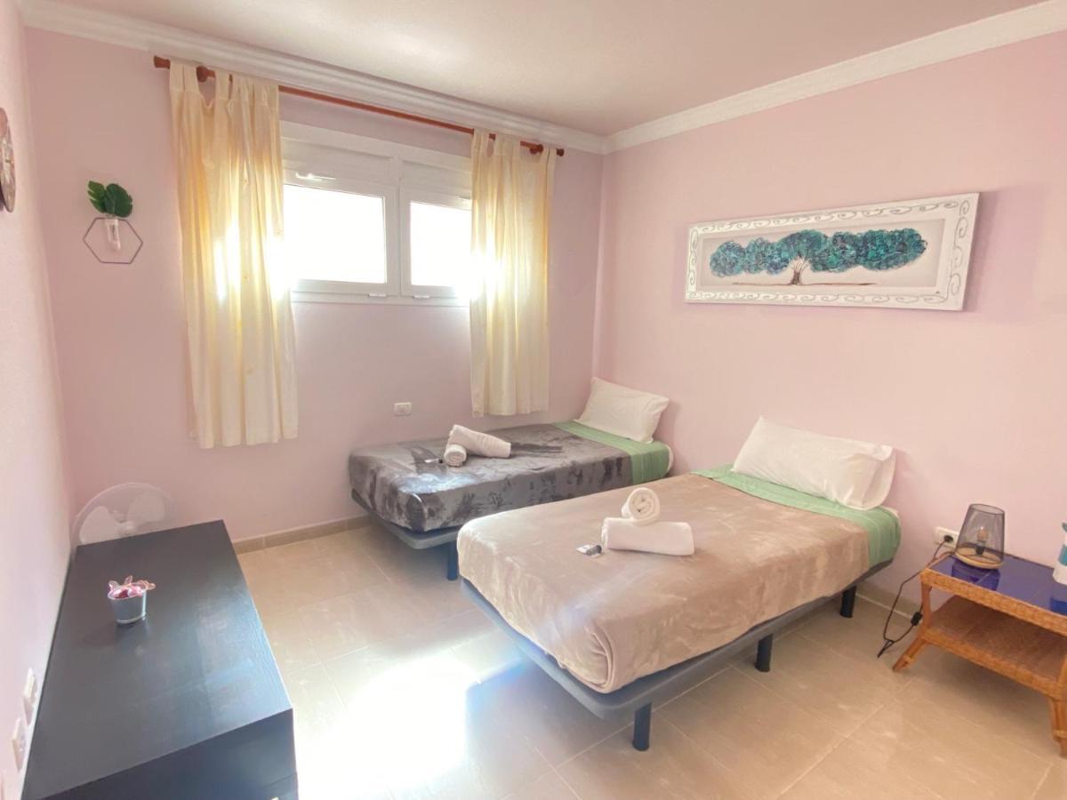 Luxury Penthouse 105M2,Bali Bed,Heated Pool,Sunset Appartement Costa Adeje  Buitenkant foto